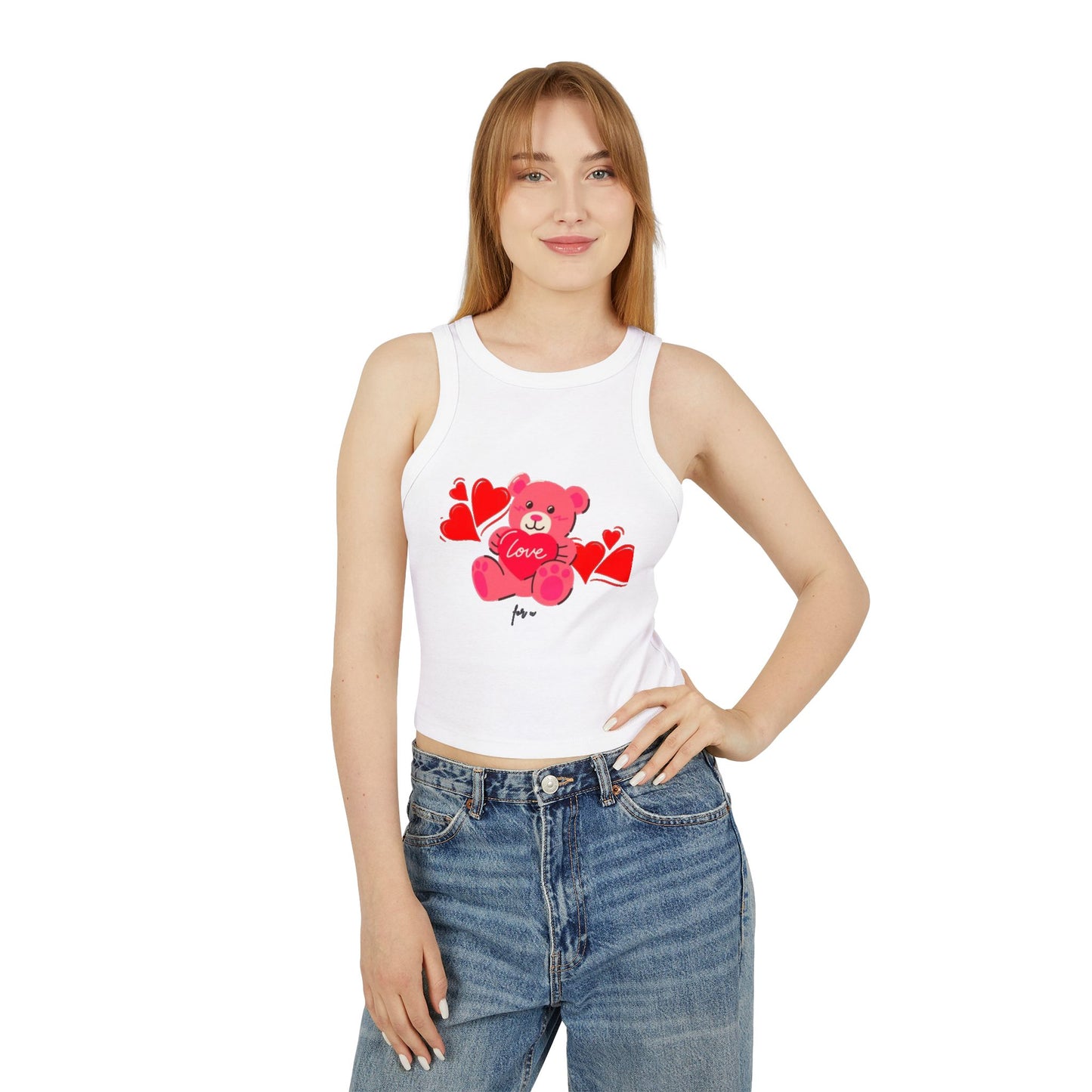 Women's Micro Rib Racer Tank Top